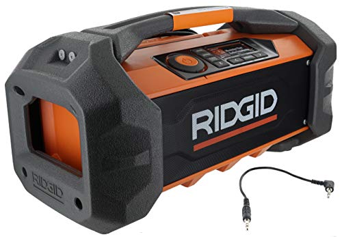 Ridgid R84087 18V Lithium Ion Cordless / Corded Jobsite Radio