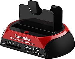 Tccmebius TCC-S862-US USB Dual Slots External Enclosure with All in 1 Card Reader