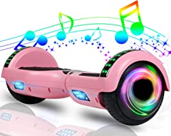 CBD Hoverboard for Kids, Bluetooth Speakers & LED Light- 6.5" Tires 