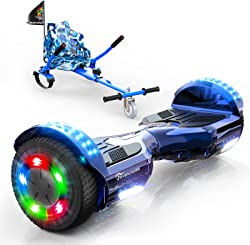 EVERCROSS Hoverboard, Self Balancing Scooter Hoverboard with Seat Attachment